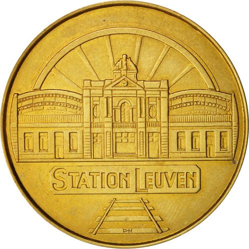 Token Belgium, médaille, gare de Louvain, chemin de fer 2006, Timbres & Monnaies, Pièces & Médailles, Autres matériaux, Enlèvement ou Envoi