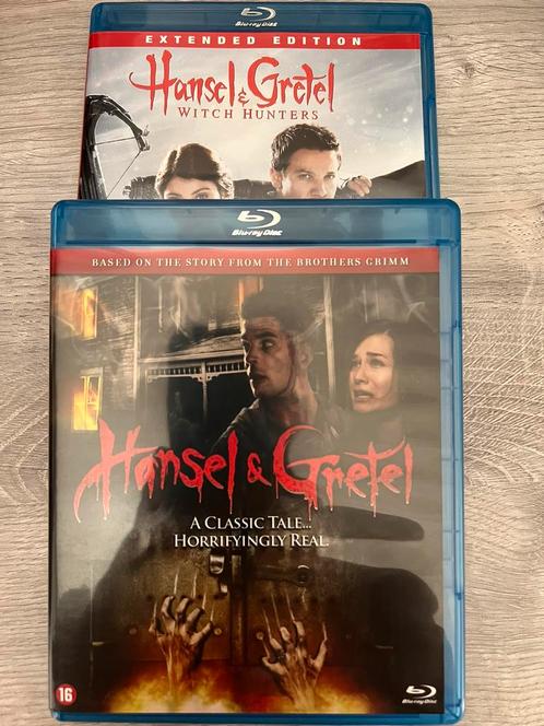 HANSEL EN GRETEL BLUE RAY HORROR  2 STUKS, CD & DVD, Blu-ray, Comme neuf, Horreur, Enlèvement ou Envoi