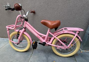 Kinderfiets Supersuper 14 inch roze beschikbaar voor biedingen