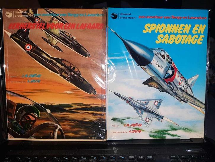 13x Tangy en Laverdure 20 euro weg is weg, Boeken, Stripverhalen, Zo goed als nieuw, Meerdere stripboeken, Ophalen of Verzenden