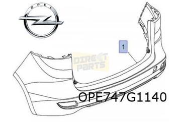 Opel Zafira C Tourer (12/11-9/16)  achterbumper  (te spuiten