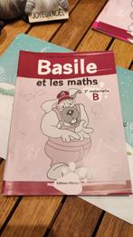 Livres école 3eme Maternelle Basile et les maths, Mathématiques B, Enlèvement, Autres niveaux, Édition Plantyn