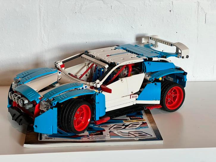 Lego Technic 42077 Rally Car, Kinderen en Baby's, Speelgoed | Duplo en Lego, Zo goed als nieuw, Lego, Ophalen