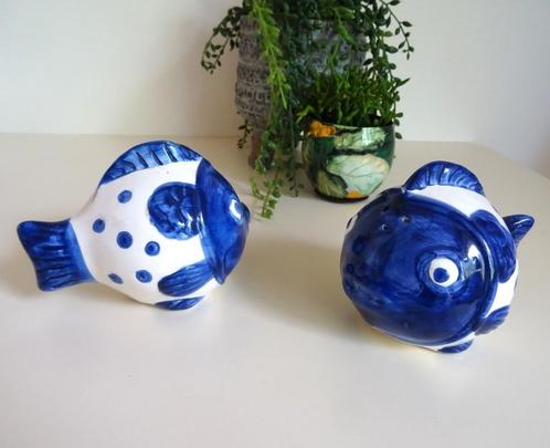 Leuk peper- en zoutstel, vissen, Huis en Inrichting, Keuken | Servies, Zo goed als nieuw, Overige typen, Overige stijlen, Keramiek