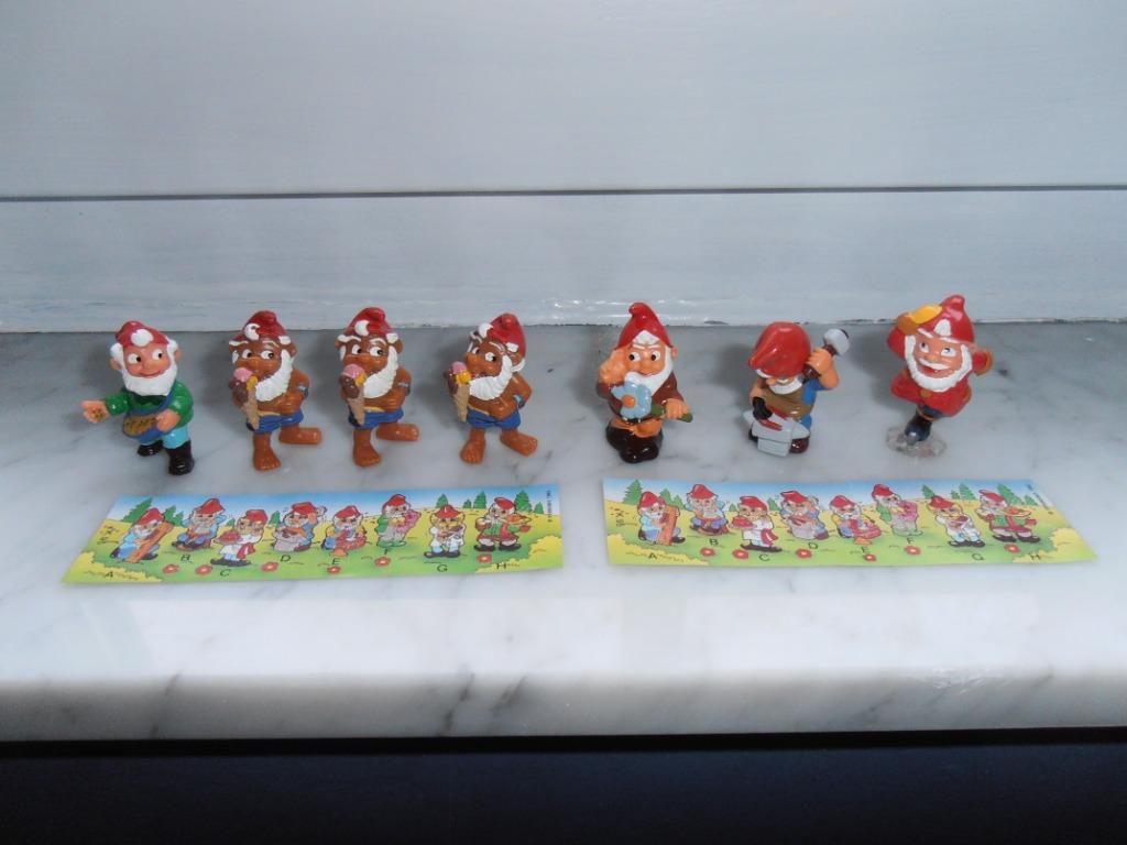 Figurines "Les Nains" – KINDER/FERRERO (vintage), Collections, Œufs à surprise, Comme neuf, Figurines, Enlèvement ou Envoi