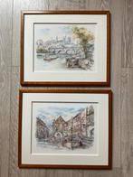 Deux authentiques aquarelles “Legai”, Ophalen