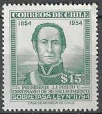 Chili 1955/1956 - Yvert 258 - José Joaquín Prieto Vial (PF), Timbres & Monnaies, Timbres | Amérique, Envoi, Non oblitéré
