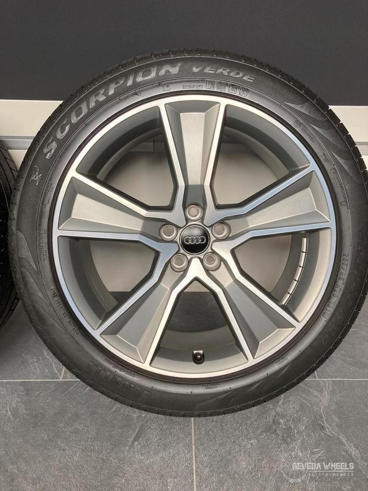 20'' originele Audi Q5 / SQ5 velgen + banden 2554520 5x112, Auto-onderdelen, Banden en Velgen, Banden en Velgen, Zomerbanden, 20 inch