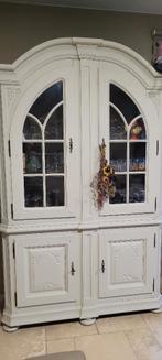 Kast landelijk met verlichting, Huis en Inrichting, Ophalen, Met deur(en), 100 tot 150 cm, Eikenhout