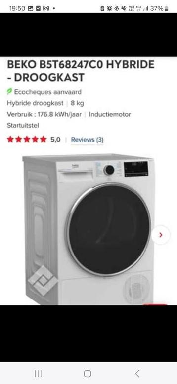 Beko droger Hybride NIEUW beschikbaar voor biedingen