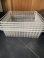 Opbergmanden incl rails ikea in perfecte staat, Ophalen, 50 tot 100 cm, Minder dan 100 cm, Metaal