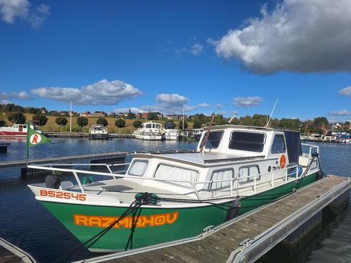 Gezellige plezierboot 4-6 personen, Watersport en Boten, Motorboten en Motorjachten, Gebruikt, Staal, 9 tot 12 meter, Diesel, Binnenboordmotor