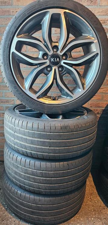 18 inch KIA Ceed GT Velgenset 5x114.3 Goodyear 5-7mm TPMS  beschikbaar voor biedingen