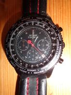 montre homme Detomaso Firenze SL1624C-BK1, Montre-bracelet, Autres marques, Cuir, Comme neuf