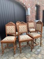 Lot de 6 chaises à donner, Huis en Inrichting, Stoelen, Vijf, Zes of meer stoelen, Gebruikt, Bruin, Hout