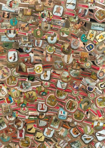 1000 stuks oude sigarenbandjes van Mercator beschikbaar voor biedingen
