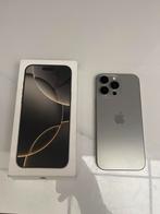 iPhone 16 Pro Max 256 en titane naturel | 100 % batterie |, Enlèvement ou Envoi, 256 GB, IPhone 16