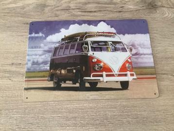 Plaque décorative en métal Volkswagen Camper (30x20 cm)