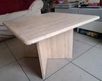vintage marmer salontafel 70 op 70 cm hoogte 46 cm, Ophalen, Gebruikt, Vierkant