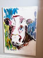 Peinture vache M. Scheys, Antiquités & Art, Enlèvement