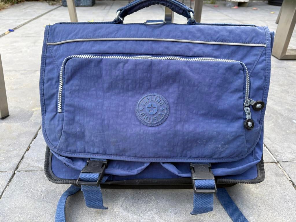 Blauwe boekentas kipling, Ophalen, Gebruikt