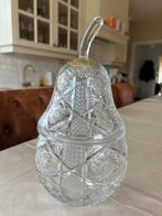 Mooie kristallen kom met deksel, Ophalen of Verzenden