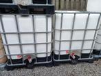 Gereinigde ibc containers 1000l Met kraan, Tuin en Terras, Regentonnen, Ophalen, Zo goed als nieuw