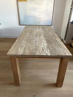 Eettafel teak, Huis en Inrichting, Tafels | Eettafels, Ophalen, Gebruikt, Teakhout, 50 tot 100 cm