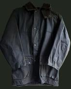 Vintage Field Master Outdoor waxed coat UK SMAL, Blauw, Ophalen of Verzenden, FIELDMASTER, Gedragen