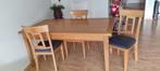Tafel met 4 stoelen, Ophalen, Gebruikt, Modern, 4 tot 6 stoelen