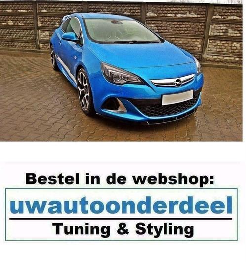 Maxton Spoiler Lip Splitter Voor Opel Astra J OPC VXR, Auto diversen, Tuning en Styling, Verzenden