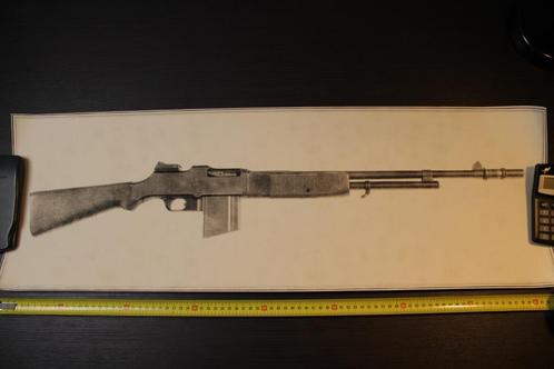 poster BAR (Browning Automatic Rifle), Verzamelen, Militaria | Algemeen, Overige soorten, Foto of Poster, Ophalen of Verzenden