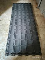 Panneaux tuiles anthracite, Doe-het-zelf en Bouw, Dakpannen en Dakbedekking, Gebruikt, Zwart, Minder dan 5 m², Metaal