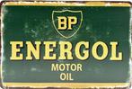 Reclamebord vintage BP Energol - mancave poolhouse nieuw, Verzamelen, Ophalen of Verzenden, Nieuw, Reclamebord