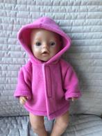 80. Babyborn: Nieuw roos fleece jasje, Kinderen en Baby's, Speelgoed | Poppen, Ophalen of Verzenden, Nieuw, Babypop