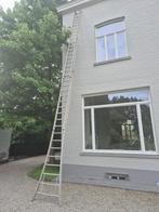 Ladder 3 x 18 sporten, Doe-het-zelf en Bouw, Ladders en Trappen, Ophalen, Gebruikt, Ladder, Opvouwbaar of Inschuifbaar