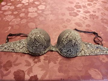 (22)- soutien gorge t.90c gris - neuf - beschikbaar voor biedingen