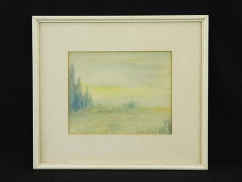 Landschap - Liane Bruylants (1921-2009), Antiek en Kunst, Kunst | Schilderijen | Klassiek, Ophalen