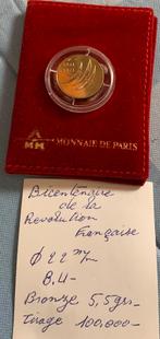Monnaie de Paris 1789-1989 bronze, Timbres & Monnaies, Monnaies | Europe | Monnaies euro
