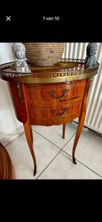 Marketterie  bijzettafel, Antiek en Kunst, Ophalen