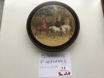 diverse Pimpernel onderzetters beschikbaar voor biedingen