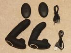 2 Godes ​​vibromasseurs noirs avec télécommande - Neufs, Enlèvement ou Envoi, Neuf, Autres types