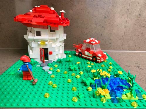 Lego paddenstoelenhuisje MOC, Kinderen en Baby's, Speelgoed | Duplo en Lego, Zo goed als nieuw, Lego, Ophalen of Verzenden