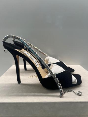 Jimmy Choo sandales noires, modele Saeda beschikbaar voor biedingen