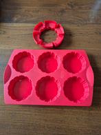 Tupperware multiflex tartelette met uitsteekvorm, Hobby en Vrije tijd, Ophalen, Zo goed als nieuw, Cupcakes, Bakvorm