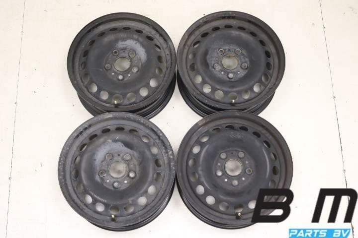 15 inch stalen velgen Golf 7 / Sportsvan 5Q0601027BA, Auto-onderdelen, Banden en Velgen, Velg(en), Gebruikt