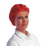 Filet à cheveux jetable PP rouge 2 caoutchouc Ø53cm (7*100 p, Divers, Produits alimentaires, Enlèvement