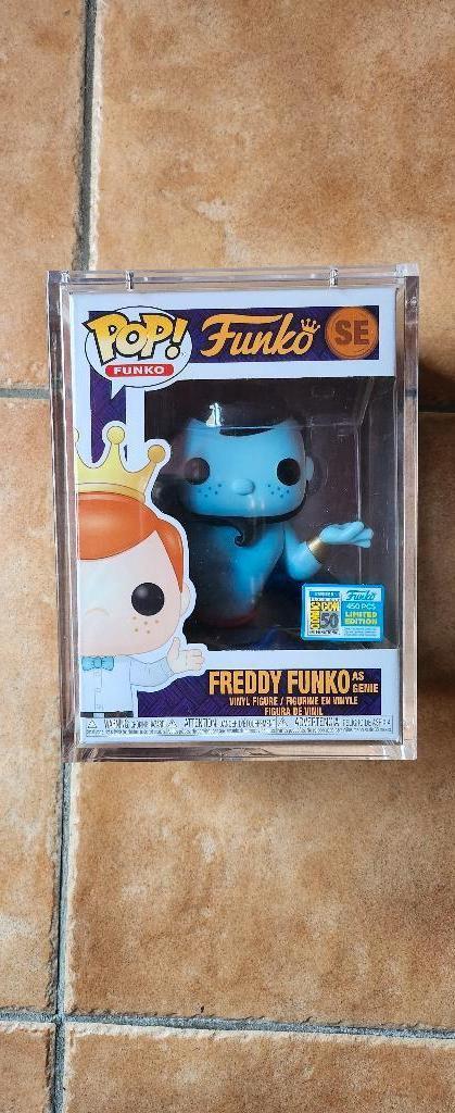 Disney aladdin grail freddy funko genie comic con funko pop, Verzamelen, Overige Verzamelen, Nieuw, Ophalen of Verzenden