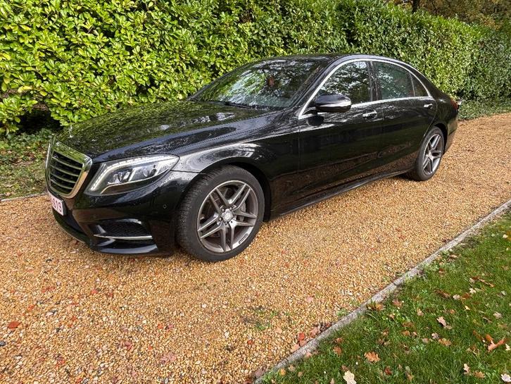 Mercedes S klasse S350L AMG lang PANO 130dkm, Auto's, Mercedes-Benz, Particulier, S-Klasse, 360° camera, Achteruitrijcamera, Adaptieve lichten
