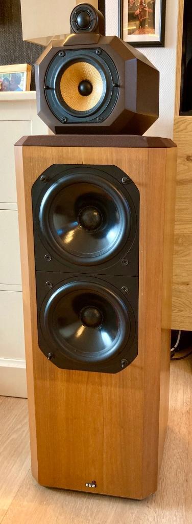 B&W 802 S80, Audio, Tv en Foto, Luidsprekerboxen, Gebruikt, Front, Rear of Stereo speakers, 120 watt of meer, Bowers & Wilkins (B&W)
